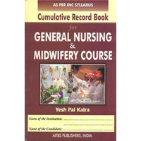 Cumulative Record Book for General Nursing and Midwifery Course, 2/Ed. (H.B.) 