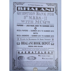 BHALANI Q.B. FOR THIRD YEAR M.B.B.S    PART- II