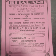BHALANI Q.B. FOR THIRD YEAR    M.B.B.S.PART- I